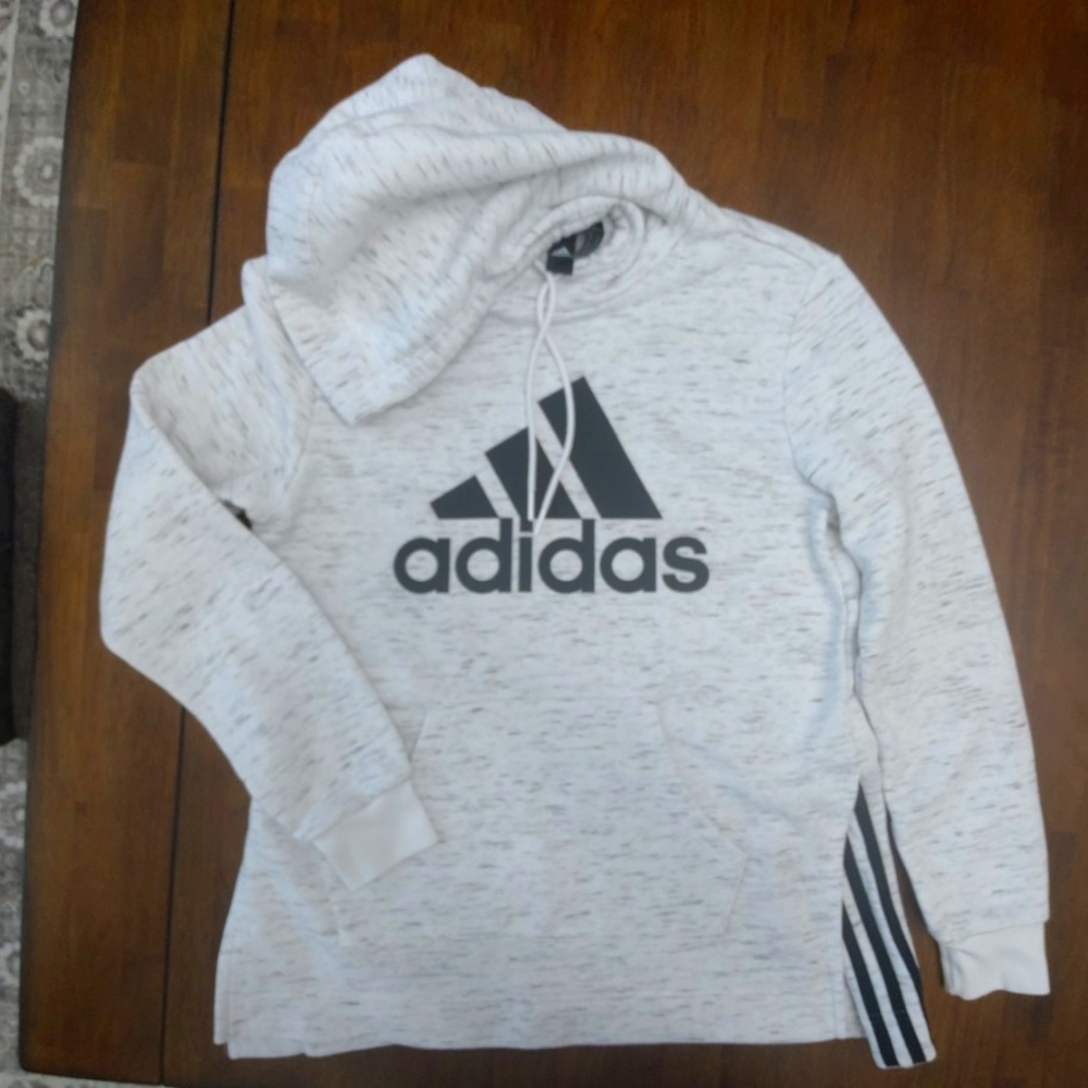 Adidas logo pullover hoodie
